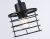 Светильник подвесной в стиле лофт Ambrella TR8068 BK черный E27 max 40W D120*950