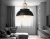 Светильник подвесной в стиле лофт Ambrella TR8192 BK/LW черный/светлое дерево E27 max 40W D290*900