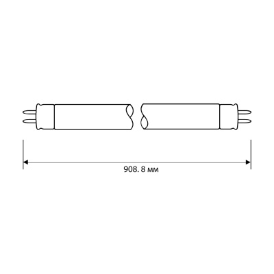 Лампа люминесцентная CAMELION FT8 30W/54 (25)