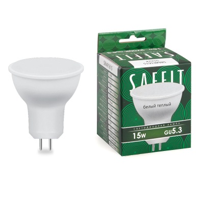 Лампа светодиодная SAFFIT 15W 230V GU5.3 2700K MR16, SBMR1615
