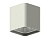 Корпус светильника накладной 70*70mm C7842 SGR серый песок 95*95*H100mm MR16 GU5.3
