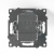 Выключатель (механизм) 3-клавишный, серия Катрин, GLS10-7108-05, черный