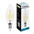 Лампа светодиодная FERON LB-73 9W 230V E14 6400K филамент С35 прозрачная