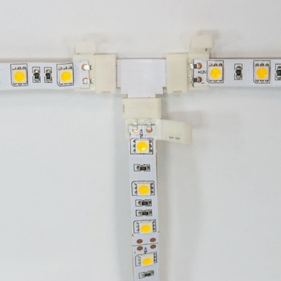 Комплект T коннекторов FERON LD189 с соединителем для светодиодной ленты RGB (5050/10мм)