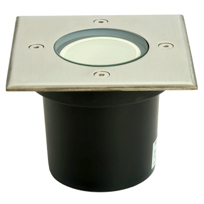 Светильник тротуарный FERON 3733  18LED 230V JCDR G5.3 белый квадрат IP65