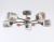 Светильник подвесной TR303323/5 WH/GD/CL/FR белый/золото/прозрачный/белый матовый E27*5 max 60W
