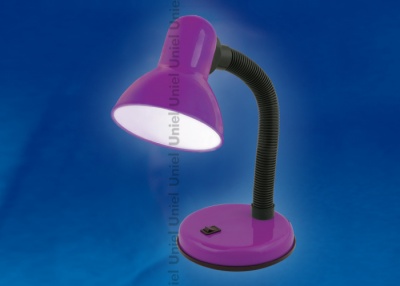 Светильник настольный UNIEL TLI-224 Цоколь E27. Цвет фиолетовый