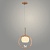 Подвес 40280/1HQ BR+YL латунь/дерево 1х60W E27 h1200, SJNG23