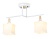 Светильник подвесной Ambrella TR9484/2 WH/FR белый/белый матовый E27/2 max 40W 405*175*280