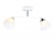 Светильник подвесной Ambrella TR303001/2 WH/CH/FR белый/хром/белый матовый E27/2 max 40W 560*140*240
