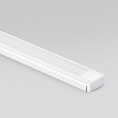Накладной алюминиевый профиль Elektrostandard LL-2-ALP006 белый/бел для LED ленты(под ленту до 11mm)