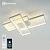 Люстра светодиодная ESTARES SVEN 65W 3S-APP-500x360x80-WHITE/WHITE-220-IP20  Управляемая