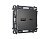MO661010 Комплект механизма розетки OMEGA Антрацит серый 2USB A+C 20W QUANT (OP6610,VM177)