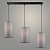 Подвес E2171/3HT BK+GRAY черный/черный 3х40W E27, h800, QH22