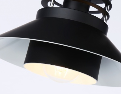 Светильник подвесной в стиле лофт Ambrella TR8172 BK черный E27 max 40W D203*940