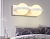 Светильник настенный Ambrella FW556/2 SWH белый песок LED 3000K 10W 240*80*138 с выключателем