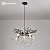 Люстра ROXANA 55 E14х8 R-600x1200-BLACK/CRYSTAL-220-IP20