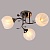 Люстра XA1084B/3 BKPL черный жемчуг 3х60W E27 d470 h250, HN19