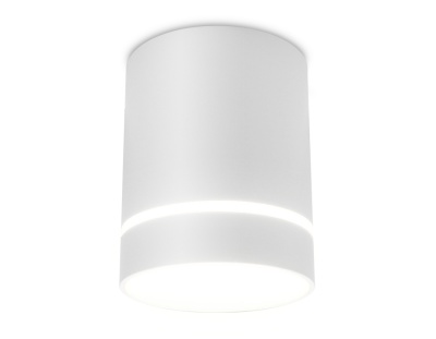 Спот потолочный Ambrella TN280 SWH белый песок LED 4200K 9W D80*100 накладной