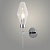 Бра MBG40181/1 CR хром 1х60W E14 h370, SJNG23