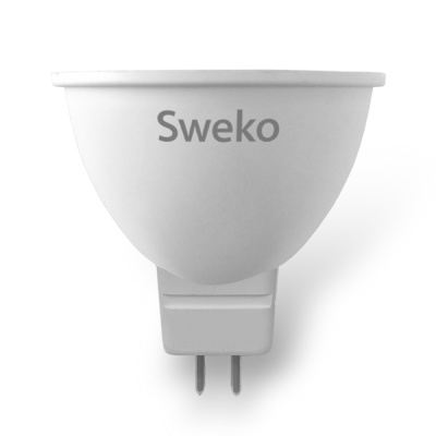 Светодиодная лампа SWEKO 42 серия 42LED-MR16-7W-230-6500K-GU5,3-P