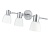 Спот настенно-потолочный AMBRELLA TR3965/3 CH/FR хром/белый матовый E27*3 max 40W 460*82*200