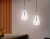 Светильник подвесной со сменной лампой Ambrella TR3622 CH/CL хром/прозрачный E27 max 40W D150*1050