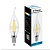 Лампа светодиодная FERON LB-714 11W 230V E14 6400K филамент С35T прозрачная