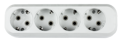 Колодка IN HOME УЗ-4-GRAND четырехместная с заземлением 5140