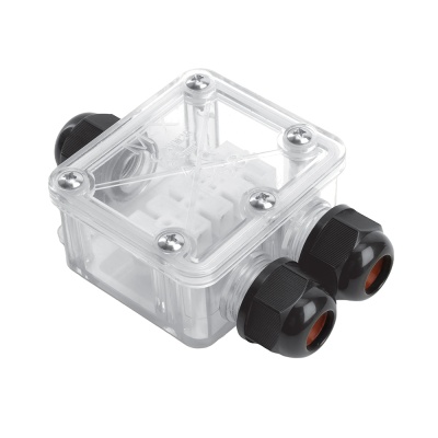 Коробка распределительная водонепроницаемая (3 выхода), с клеммой в комплекте, LD538, STEKKER