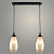 Подвес N4824/2HT BK+AM черный 2х40W E27 d440 h800, QH22