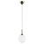 813021 Подвес GLOBO 1х40W E14 electroplating bronze/white