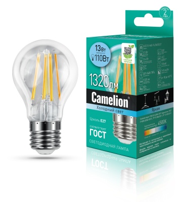 Лампа CAMELION LED13-A60-FL/845/E27 220V 12W
