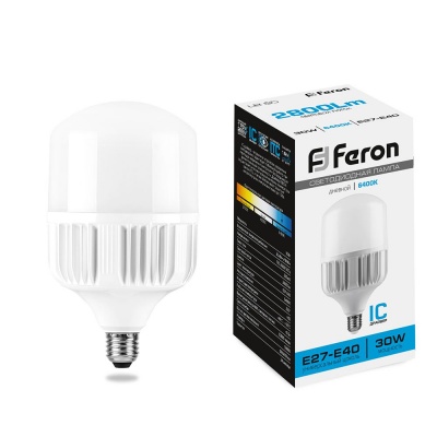 Лампа светодиодная FERON LB-65 30W 230V E27-E40 6400K