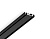 Шинопровод низковольтный накладной Magnetic Ultra Slim GV1011 BK черный IP20 48V 2000*26*6
