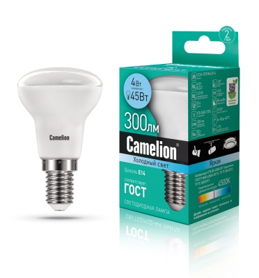 Лампа CAMELION LED4-R39/845/E14 220V 4W 220B