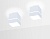Спот потолочный Ambrella TN257 WH/S белый/песок LED 4200K 7W 80*80*100 накладной