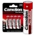 Батарейка CAMELION LR6 Plus Alkaline BL-4 (BP-4), 1.5В (4/48/576)