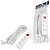 Удлинитель UNIEL S-GCU3-10B WHITE шнур 10м., 3 гнезда, 16A, с/з. Белый. серии Ultra