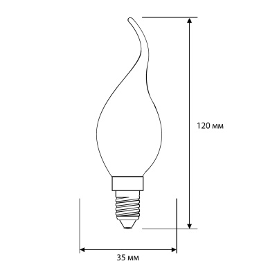 Лампа CAMELION LED7-CW35-FL/845/E14 7Вт 220В