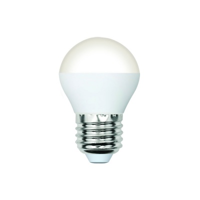 Лампа светодиодная VOLPE LED-G45-6W/3000K/E27/FR/SLS серия Active