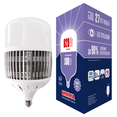 Лампа светодиодная VOLPE LED-M80-100W/6500K/E27/FR/NR