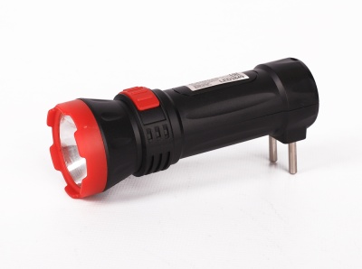 Фонарь ULTRAFLASH LED3849 аккум. 220В, черный, 1 LED, 2 режима,SLA, пластик, коробка