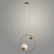 Люстра 40281/1 BRASS латунь 1х60W E27 d350 h1200, SJNG23
