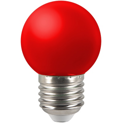 Лампа GLDEN-G45PB-5-230-E27 RED