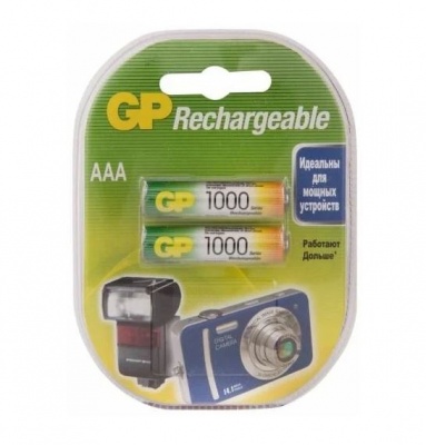 Аккумулятор GP 100AAAHC-BC2PET-G (2DECRC2) (2CR2/BL2) (079061) (2/28)