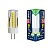 Лампа светодиодная UNIEL LED-JC-220/5W/4000K/G4/CL GLZ09TR Картон