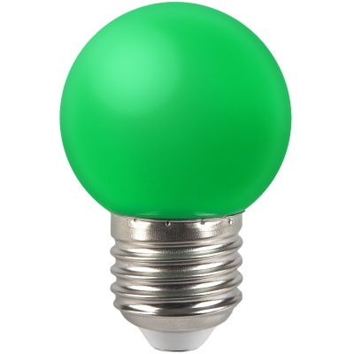 Лампа GLDEN-G45PB-5-230-E27 GREEN