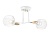 Светильник подвесной Ambrella TR80161/2 WH белый E27/2 max 40W 550*360*220
