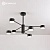 Люстра ESTARES GUSTA 6xGX53 R-780x300-BLACK-IP20 